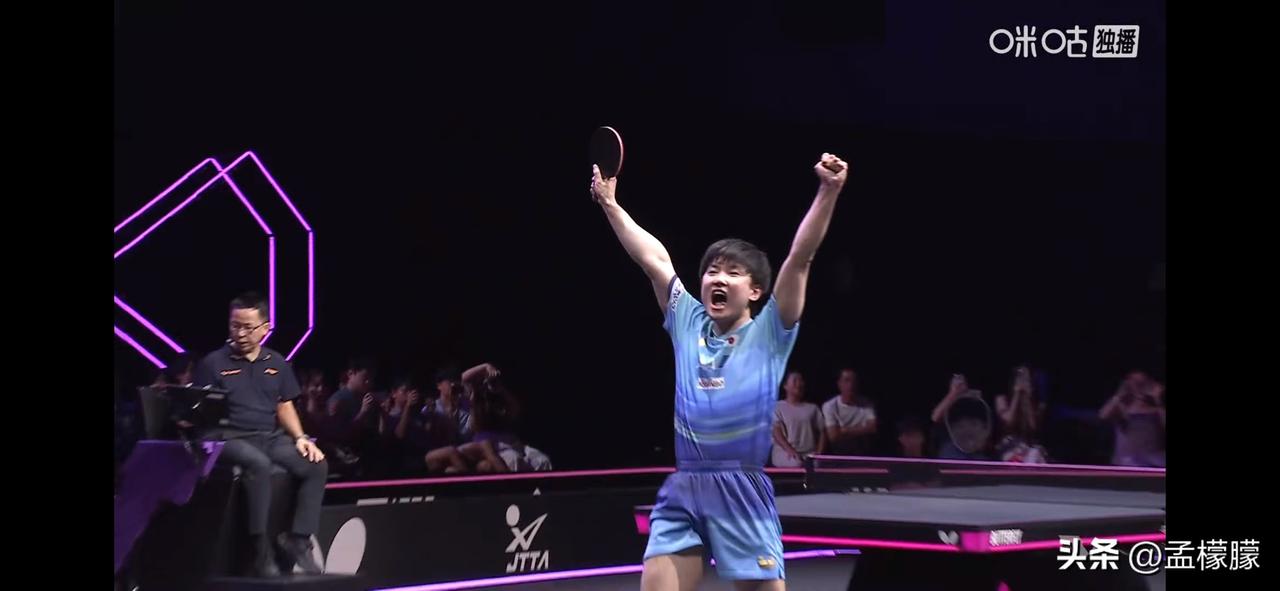 张本智和卫冕2026WTT横滨冠军赛男单冠军的夺冠之路🏆
决赛：4比1吴晙诚?