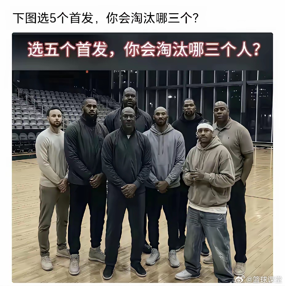 选5个做最强首发，你会去掉哪3个？ 