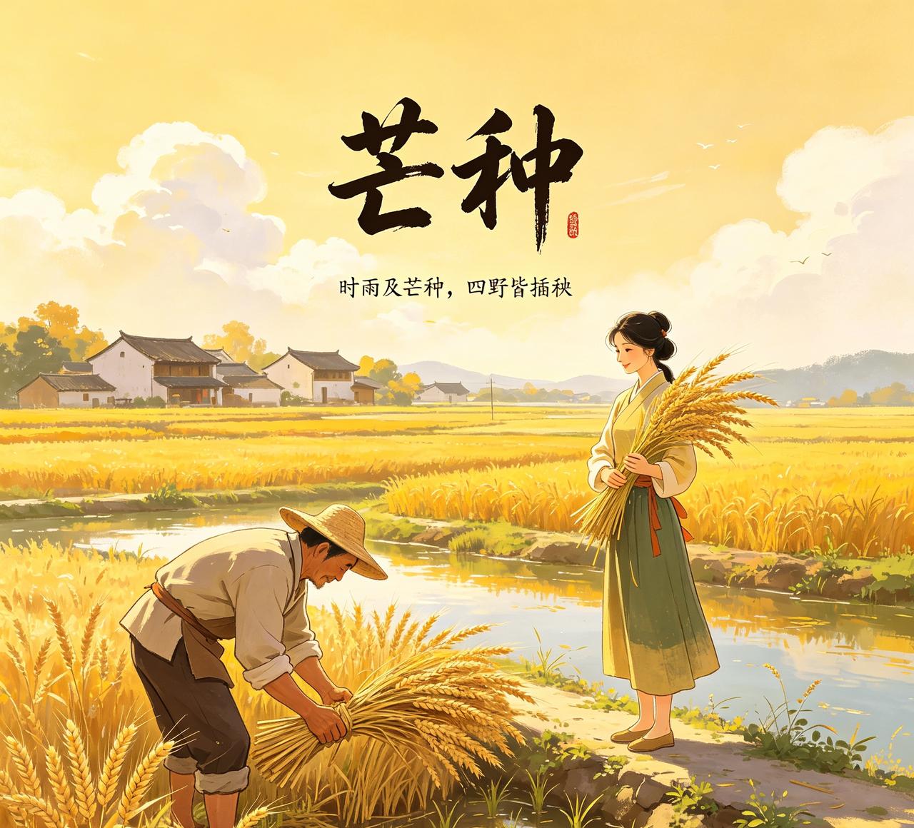 ▷▷ 🌾 ❷❹节气・芒种 🌾 ◁◁
 🌱 芒种始于希望  结于丰盈 🌾​