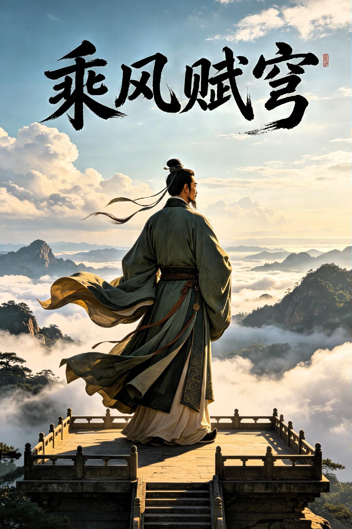 乘风游八极，泼墨赋苍穹！



七言诗.《乘风赋穹》

 
乘风快意游八极，泼墨