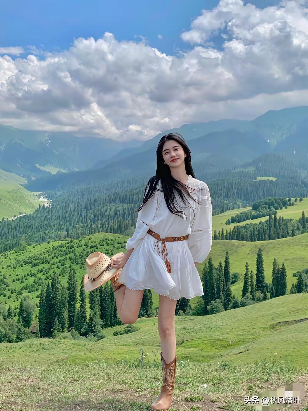 云开雾散乾坤朗，
柳绿花红天地宽。
横批：《乾坤朗与天地宽》