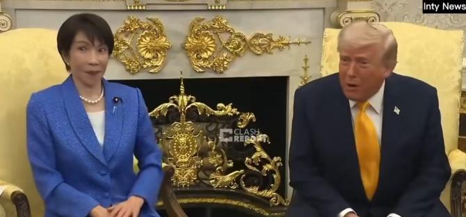 日本首相高市早苗正在美国进行国事访问，在白宫同川普共同会见记者时，日本记者问了一