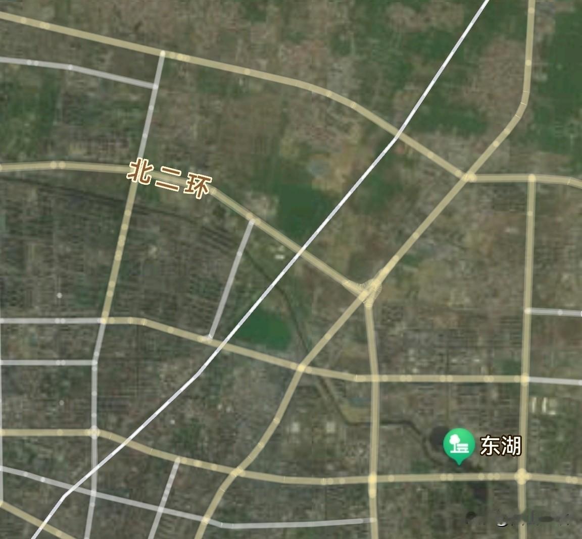 北二环，还挺荒