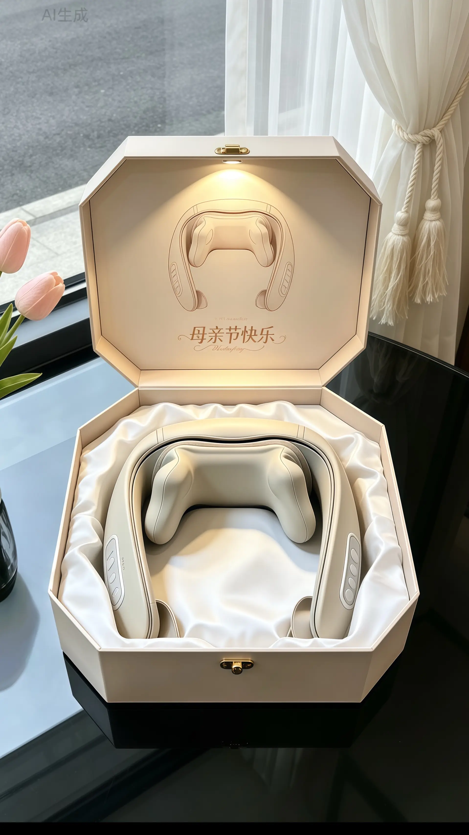 腰颈按摩披肩。
