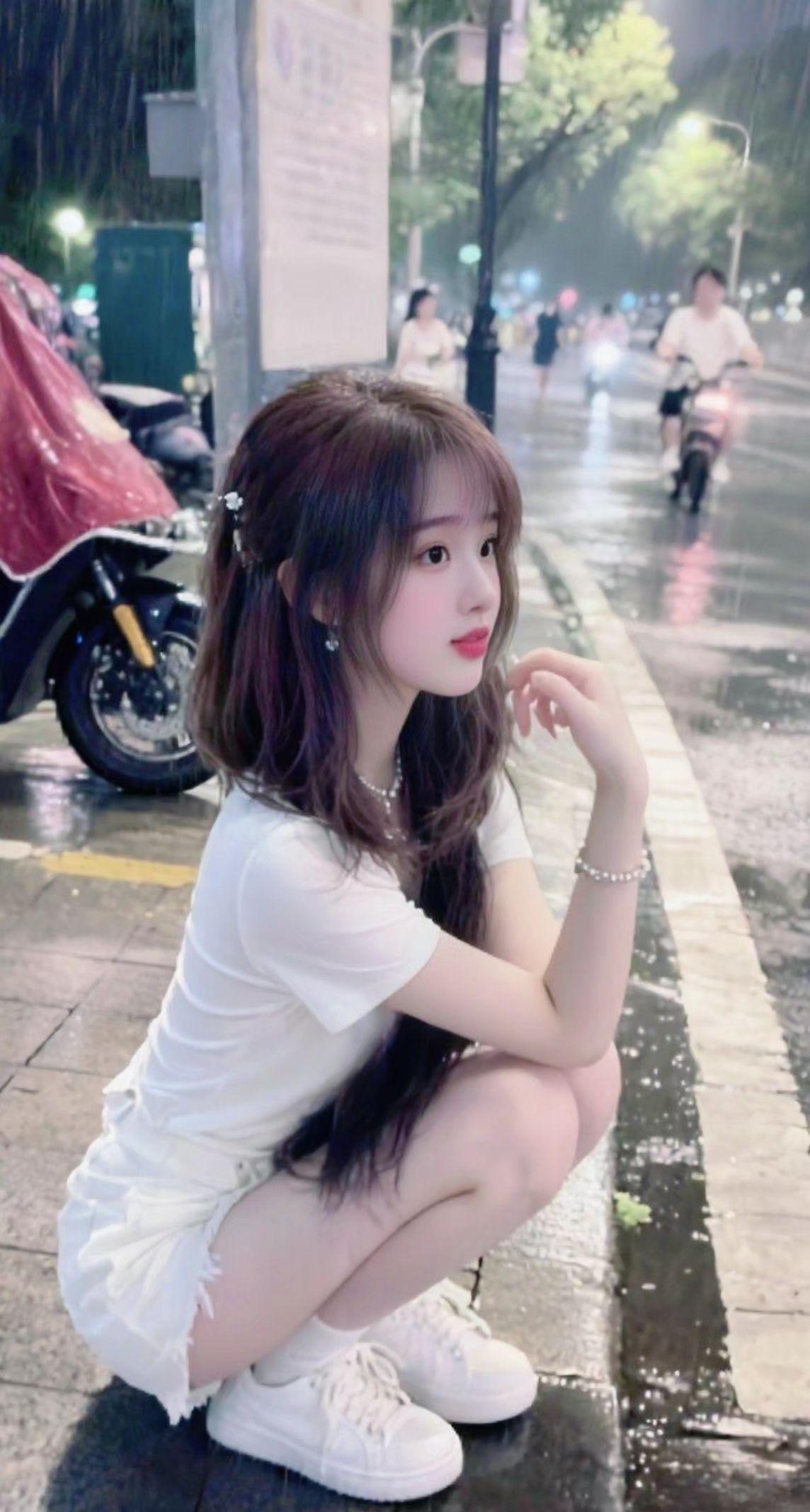 抖音ai创作大赛 街拍随意拍 越夜越迷人