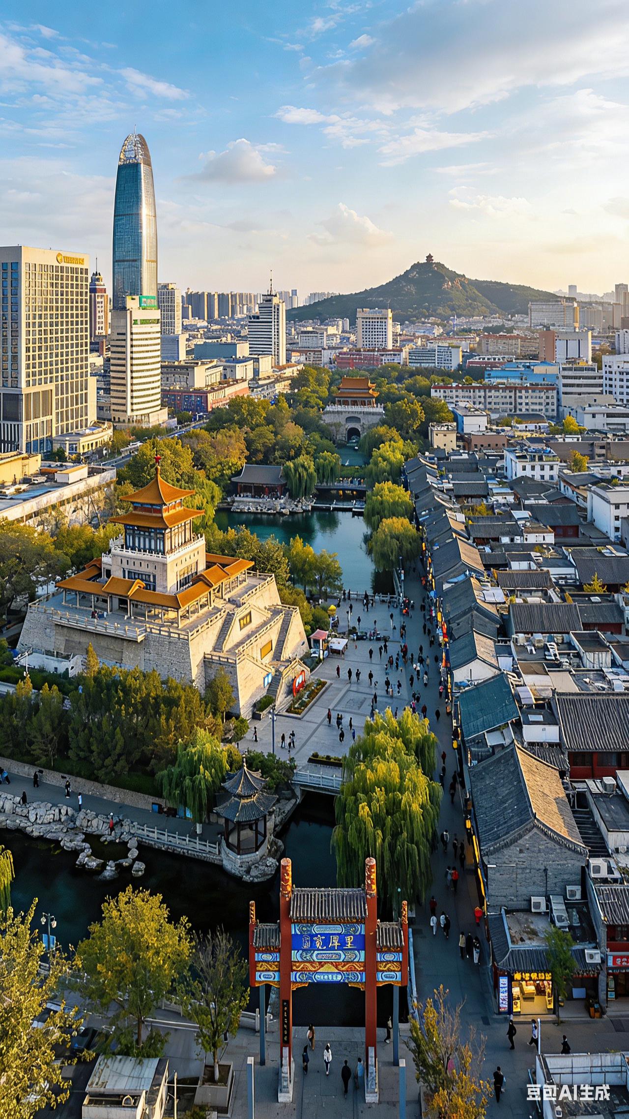 我经常写济南的各类城市文章
有时候配图是个难题
自己又不会设计
只能各种拼凑
有