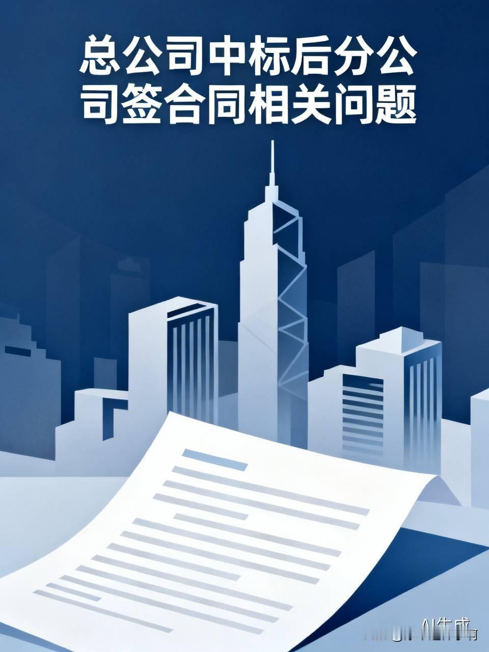 可以让分公司签合同吗?笔者ahwwxbh

这是个无趣的伪命题，90%工程人只知