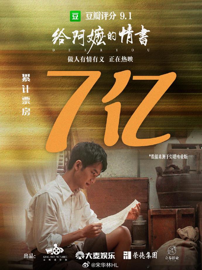 给阿嬷的情书  抛开成本，制作都不谈，给给阿嬷的情书这部电影是我近几年看的最好的