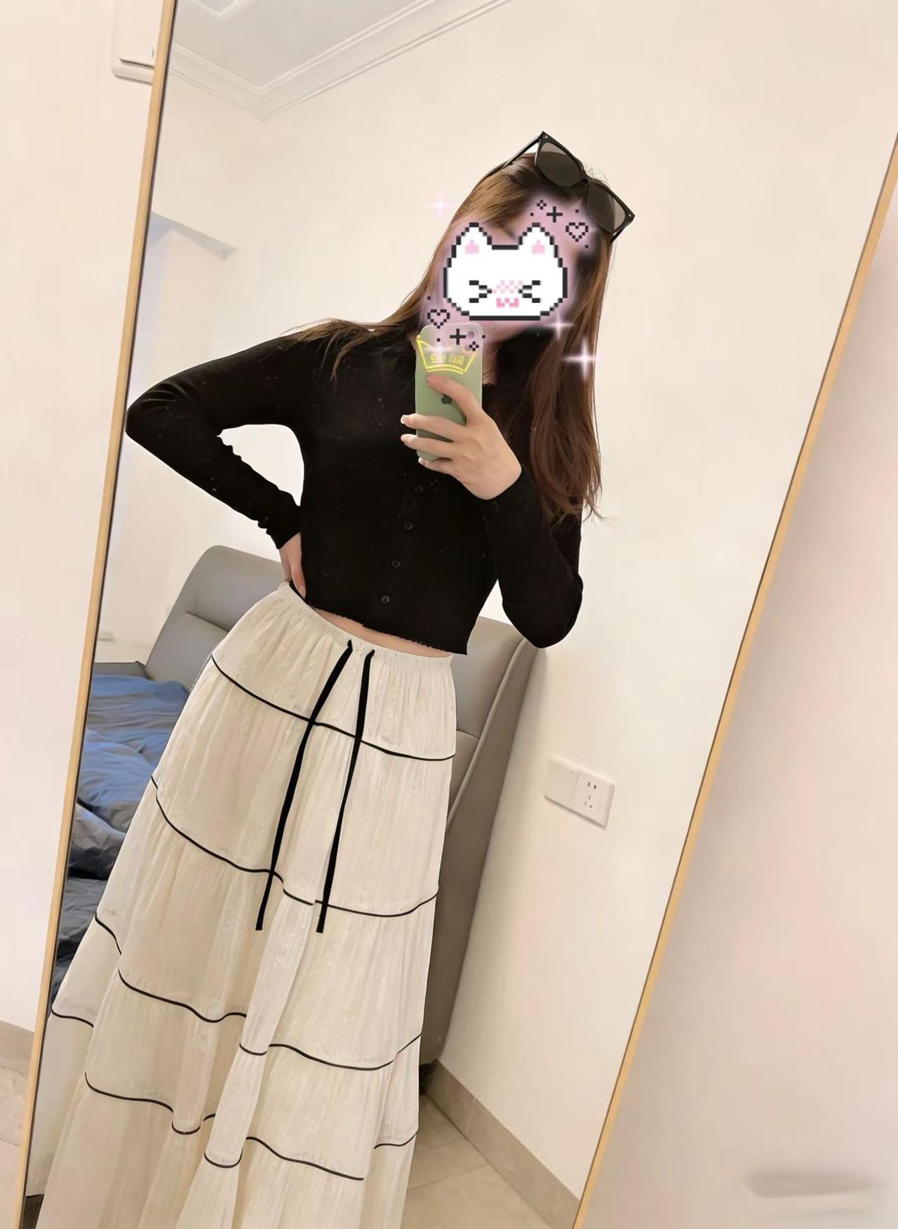 小个子专属版型，好看又好搭美哒兔小个子改版女装今日穿搭 今日穿搭look 黑色上