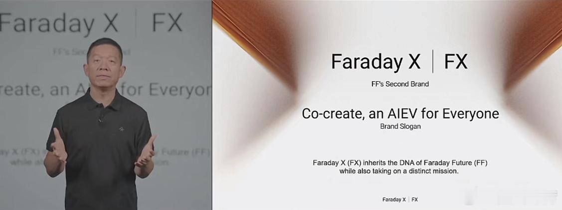 FF第二品牌发布，定名为Faraday X（简称为FX）；品牌将涉足增程式混动车