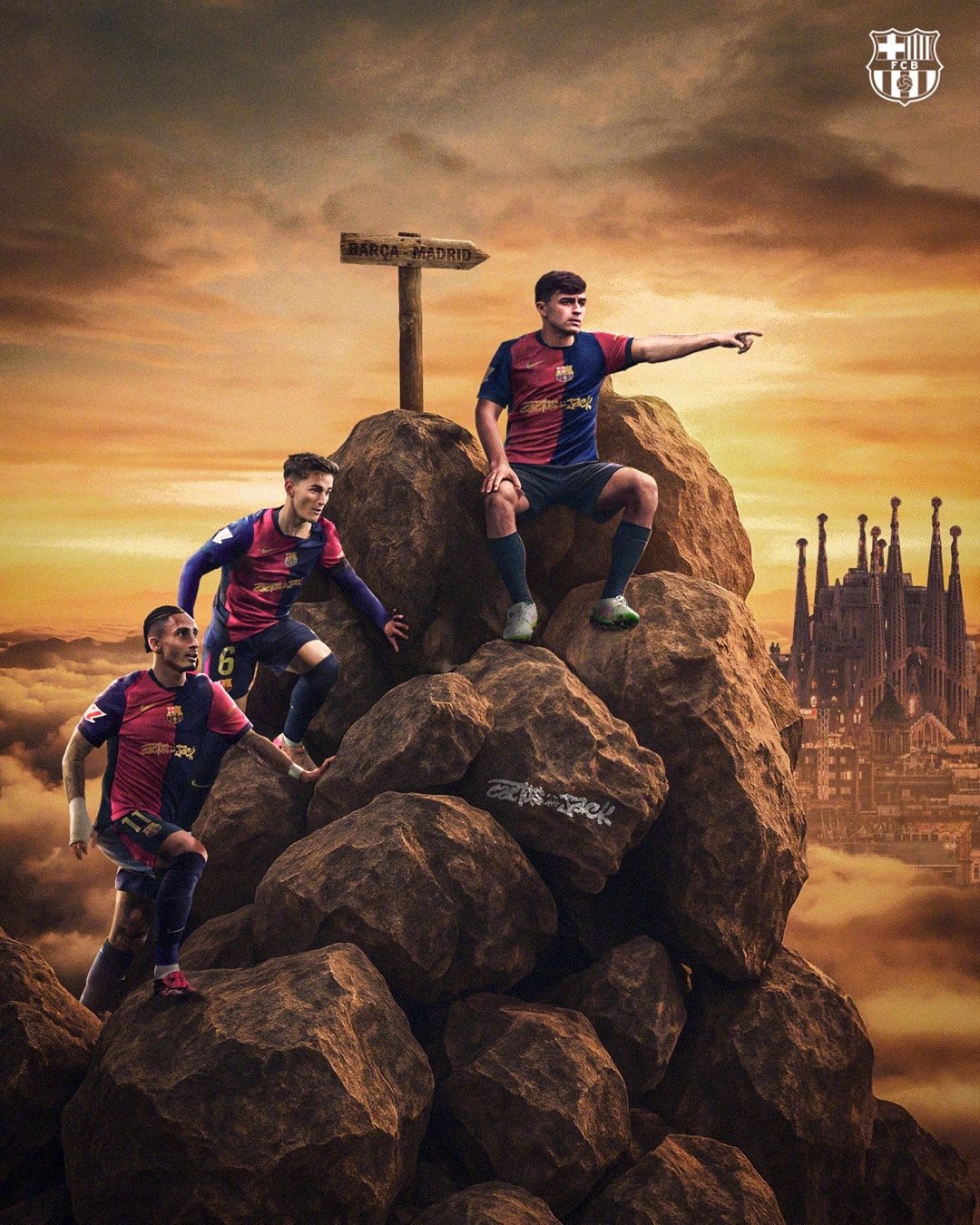 国家德比之夜，胜利不是终点，而是属于巴萨的方向❤️💙巴萨[超话] 🔴🔵 F