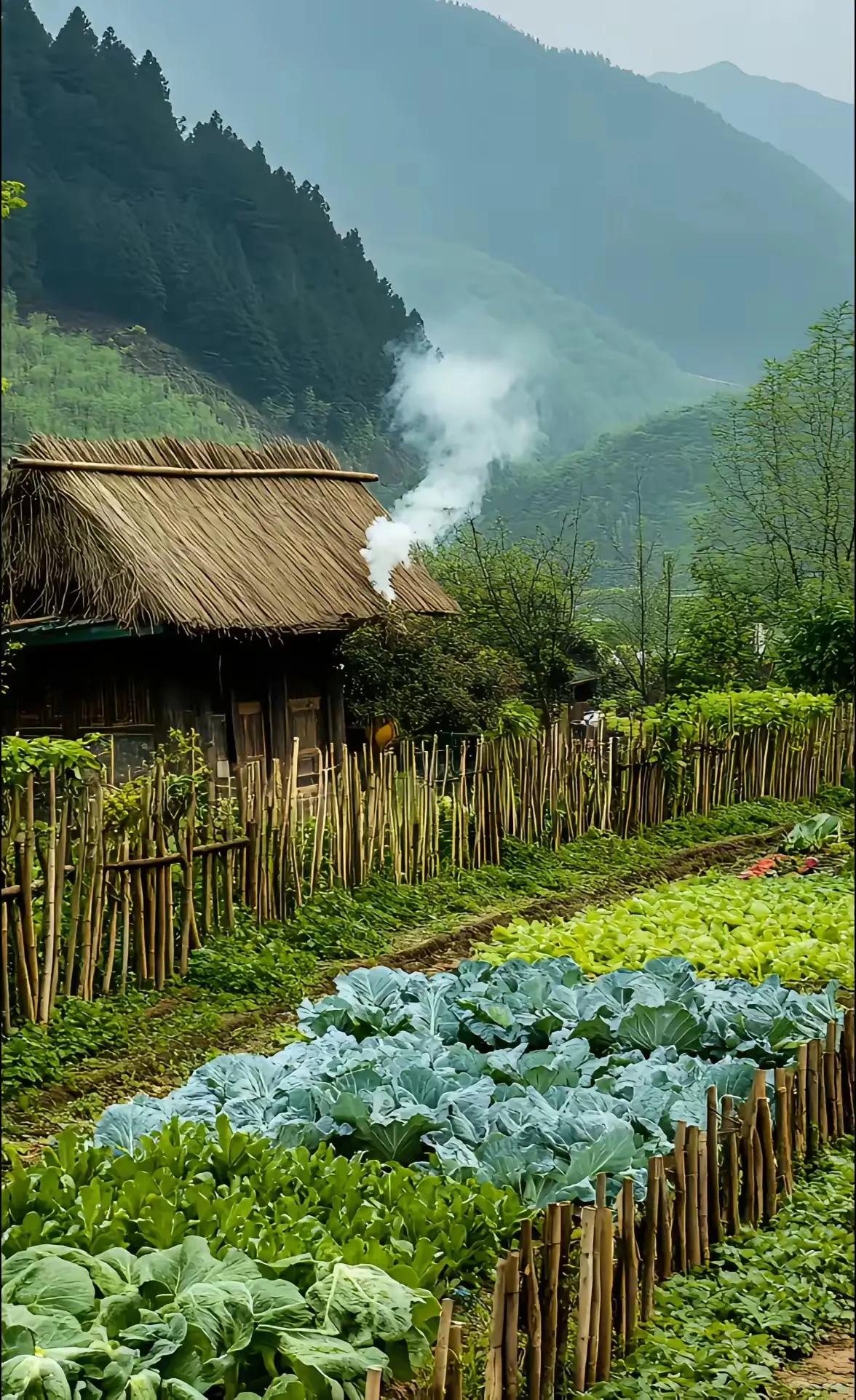 上联：乡村食事烟火袅；
下联：？？？