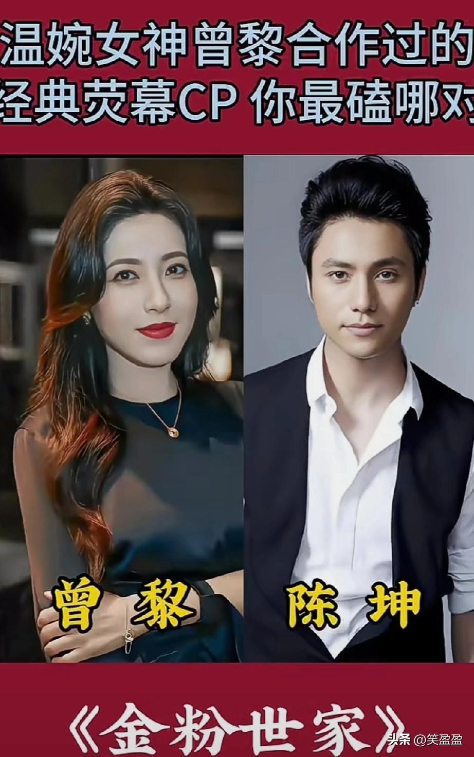 温婉女神曾黎合作过的10位经典荧幕cp，哪位荧幕cp演技更胜一筹?