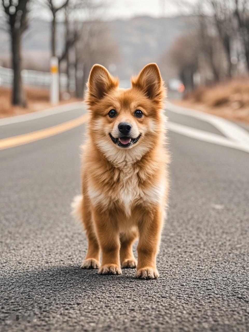 这狗长记性了
11月27日，浙江温州。一条小狗睡在道路上，司机鸣笛无效行车轧到睡