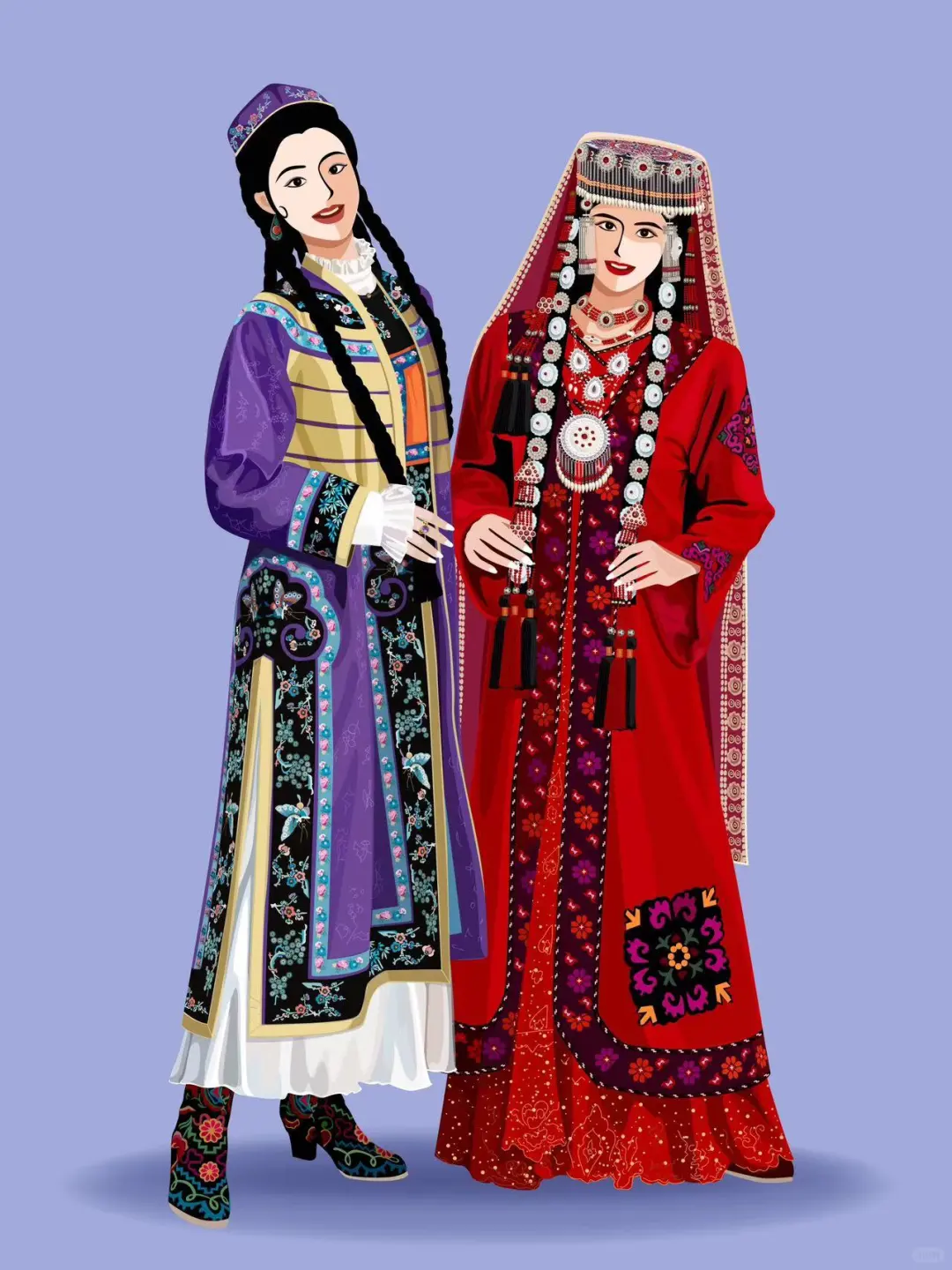 新疆的民族服饰到底有多美！