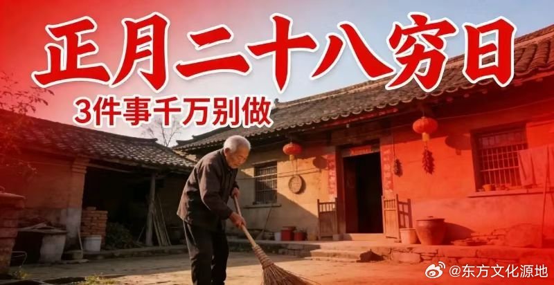正月二十八，还有个老规矩：不能睡懒觉，天一亮就得起床干活。老辈人常说“勤是摇钱树