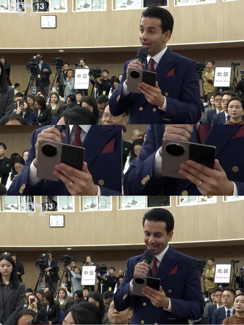 方浩明用的什么手机？

刷了一遍记者们的装备，用大疆Pocket3来采访记录，A