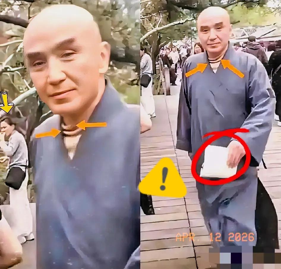 全网都在猜五台山封山的原因，一张照片直接把网友的脑洞给玩嗨了。
照片里人物步伐规