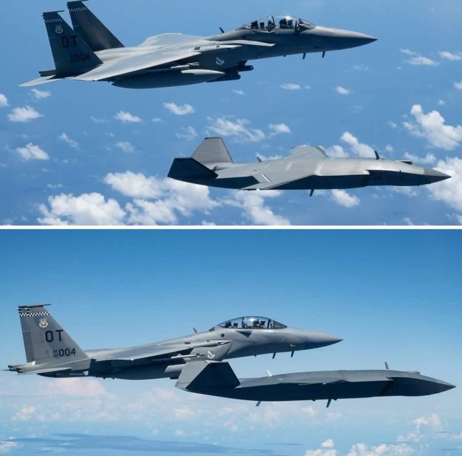 "叫板来了！"中国空军歼-20隐身战斗机+歼-16D电子战机+攻击-11无人机组