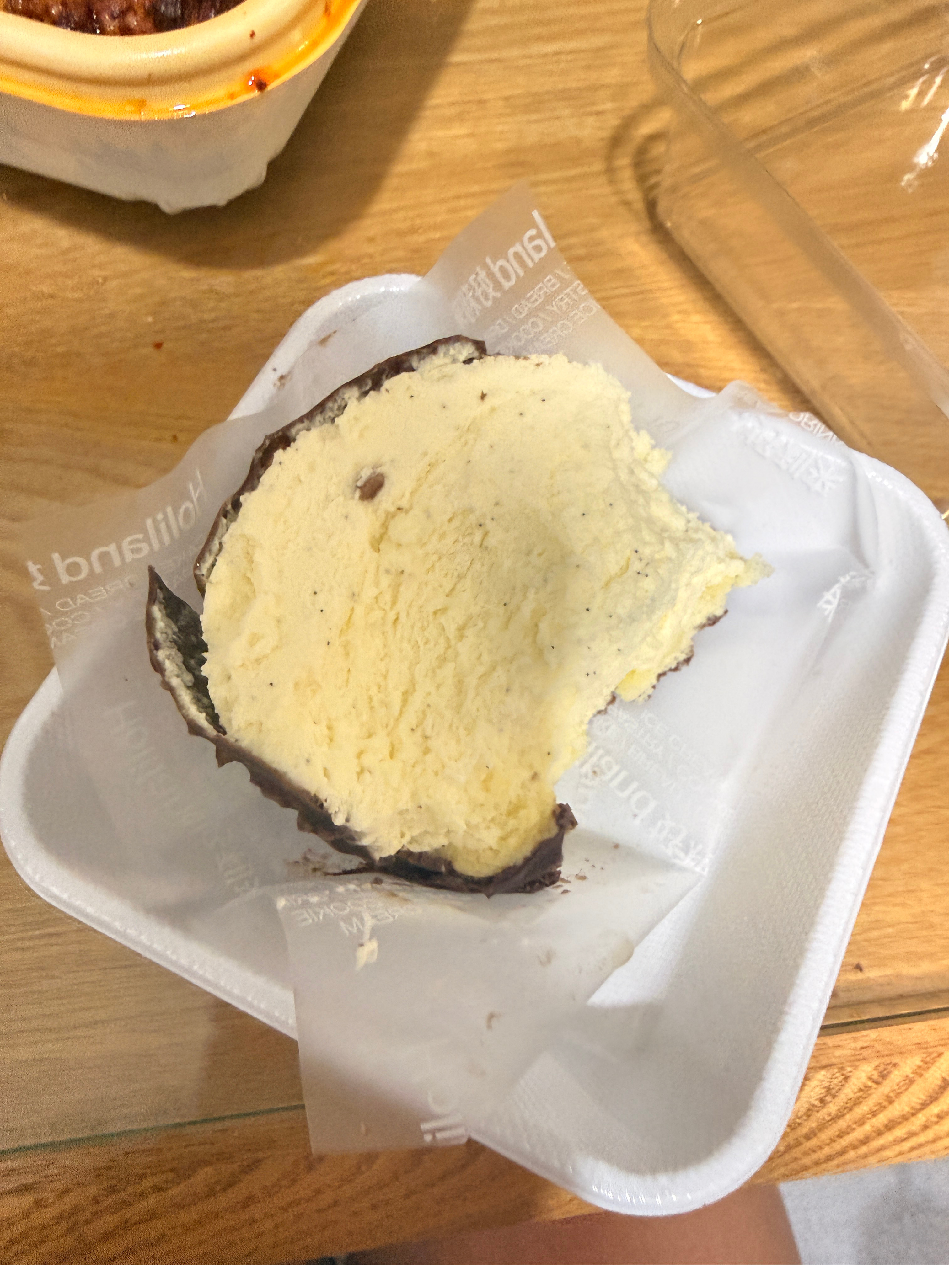 今天喝了奶茶吃了蛋糕然后躺着什么都没干。 