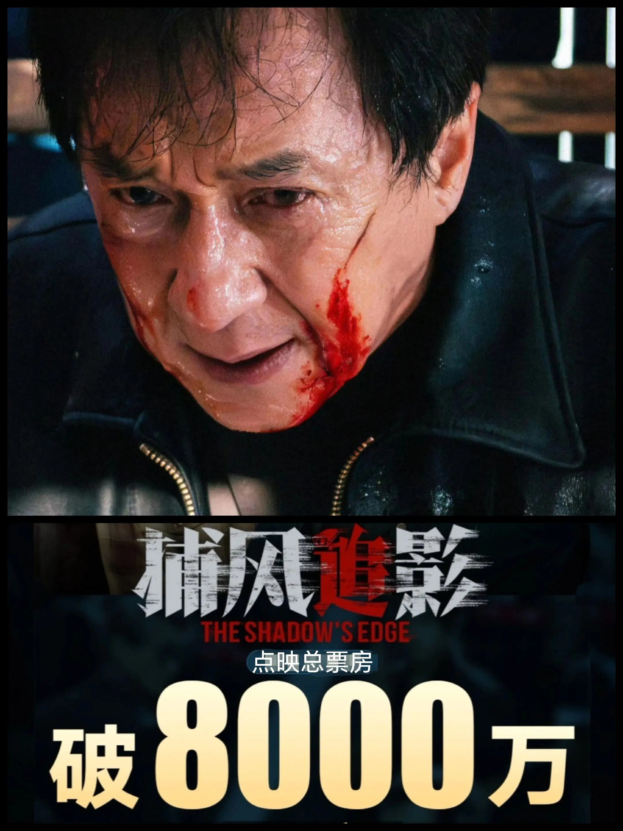 15 日 19 点， 电影《捕风追影》点映总票房破 8000万😎