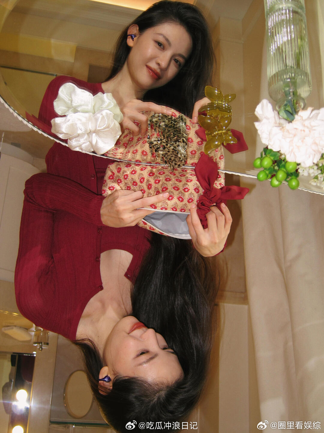 谁懂钟楚曦这份漫不经心的美钟楚曦松弛感这一块 谁能拒绝钟楚曦漫不经心的美感，神态