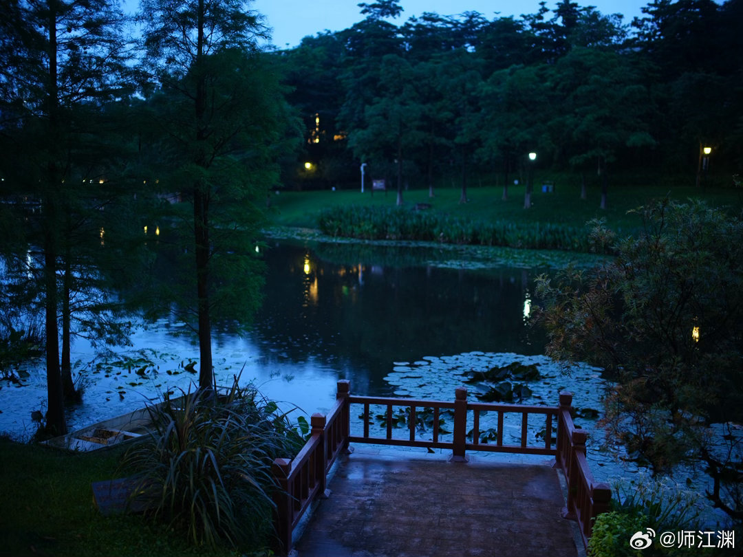 又是一个浪漫的蓝调雨夜时光蓝调黄埔创业公园 富士GFX50S 腾龙35 1.8 