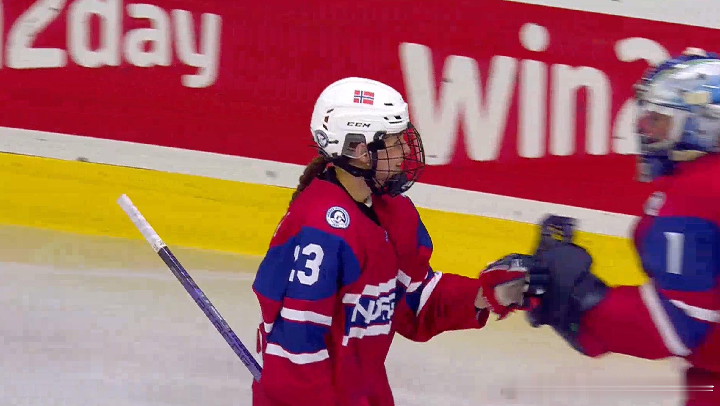 IIHF说明书 🇳🇴挪威队 埃玛·贝尔格森出生于1999年11月1日，身高1