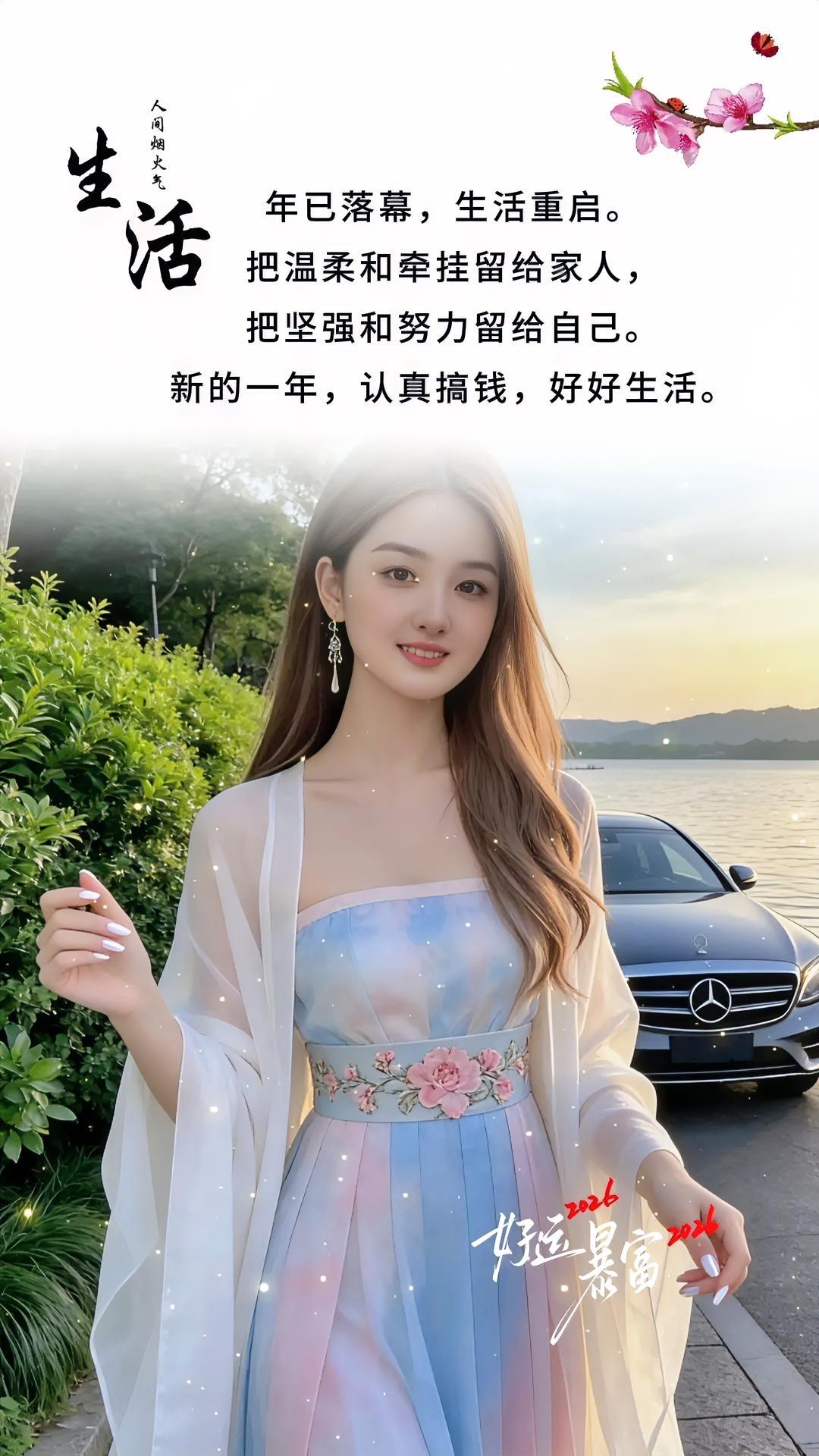 烟花散尽，
年味渐淡
又该离开家乡，
踏上回归打拼的路程，
纵有千般不舍，
也抵