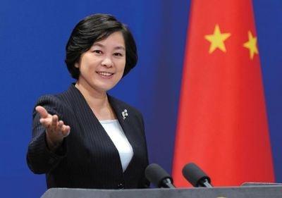 华春莹曾在外媒社交账号上发了张图，图上只有简单几句话，翻译过来的意思是：中国不介