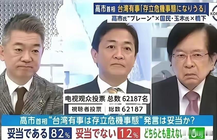 82%的支持率，不只是高市早苗疯了，是日本在集体疯狂！
面对这一情况，好言相劝已