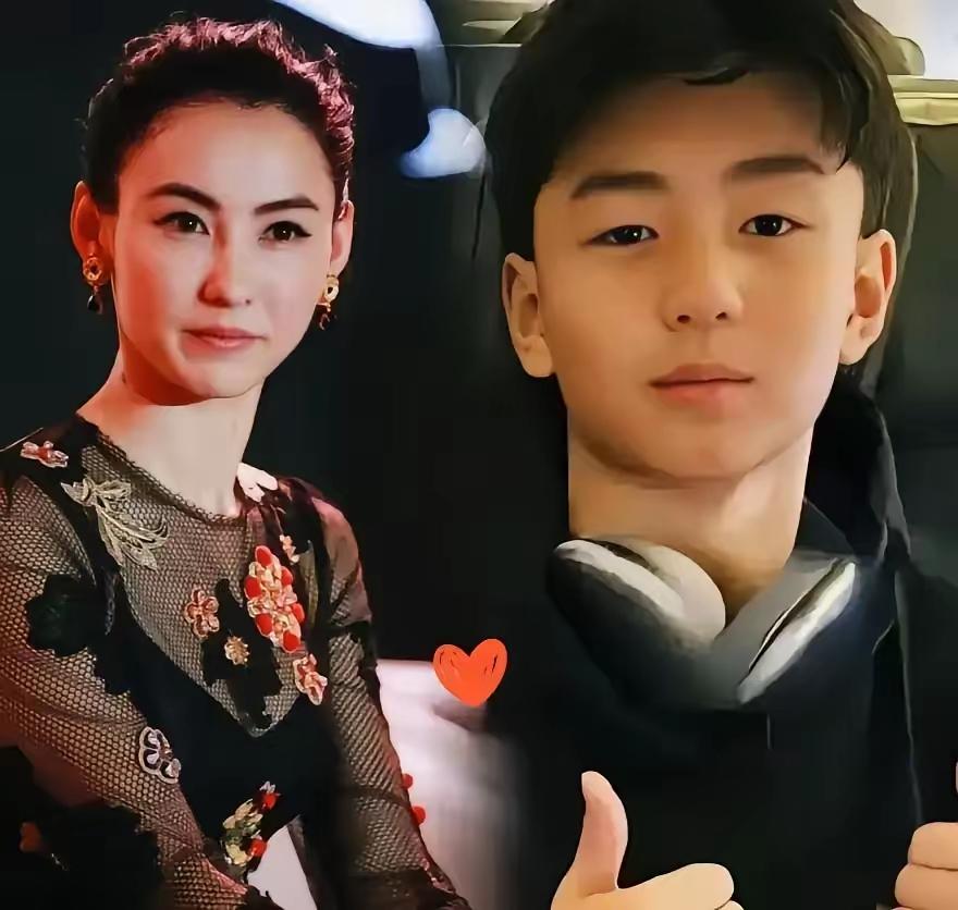 柏芝母子这戏码，比电视剧还抓马！法庭门口那幕，孩子像个小保镖，护着红着眼圈的妈，