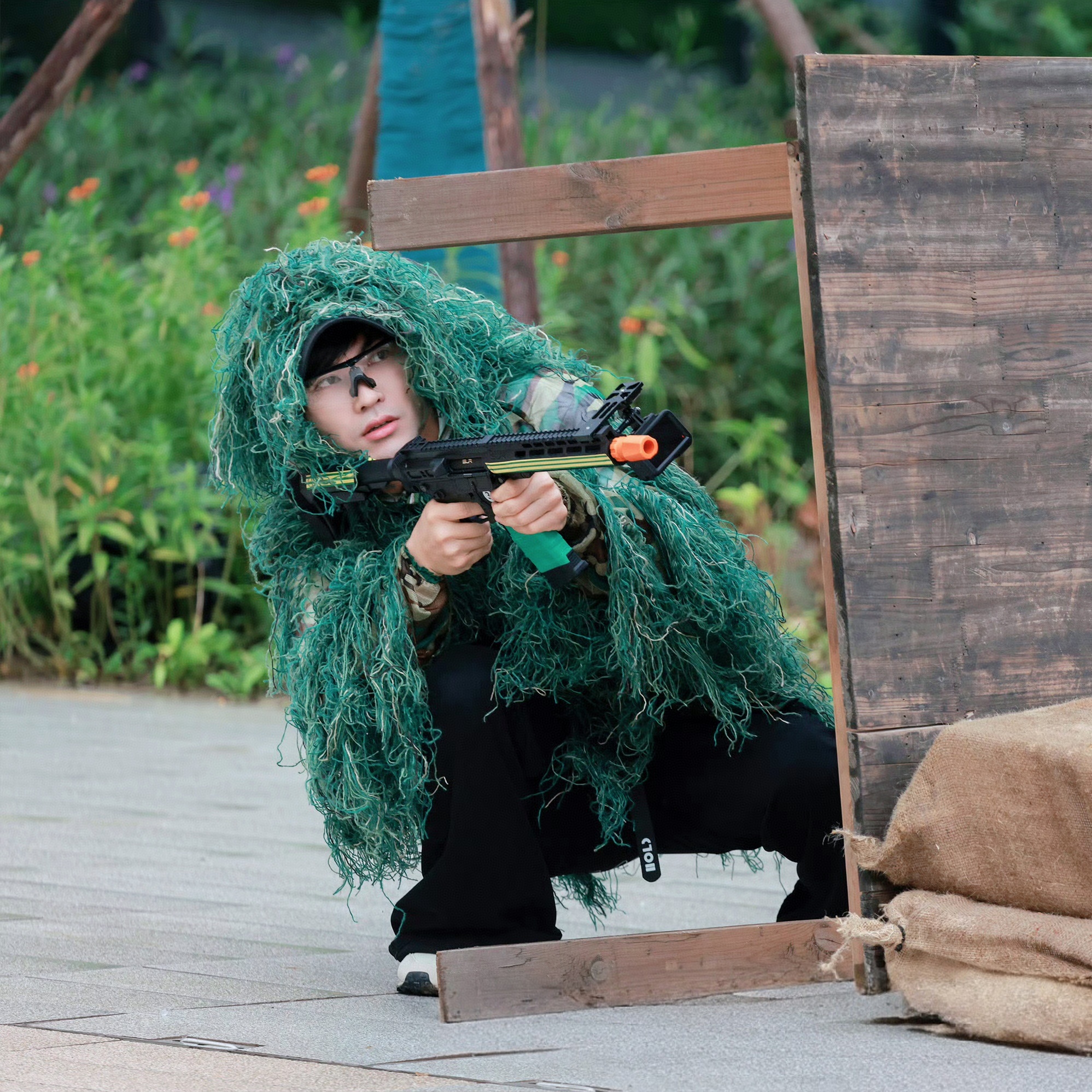 十个勤天李耕耘 李歪歪哈哈哈哈哈哈你这一身伪装