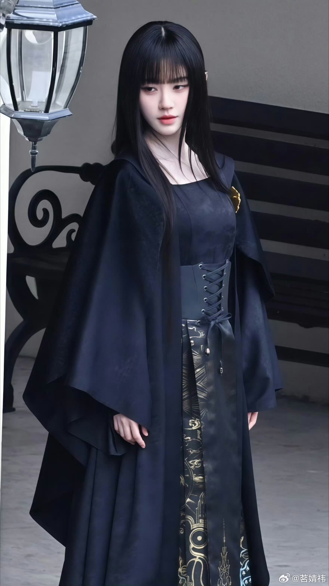 鞠婧祎黑长直恶女感我姐姐美翻了 