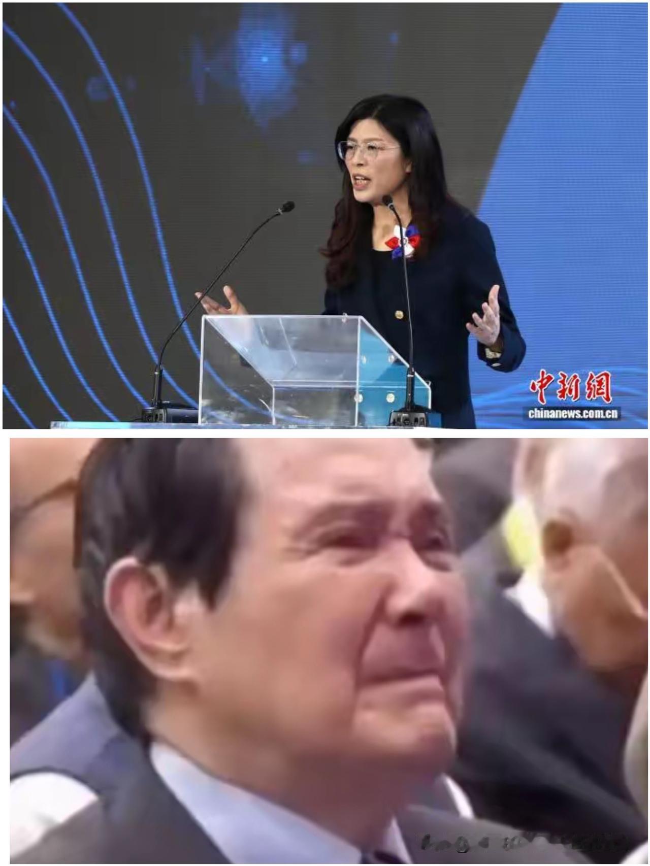 当官的首秀致辞不都捧着稿子念吗？郑丽文接任国民党主席这波操作，直接打破刻板印象！