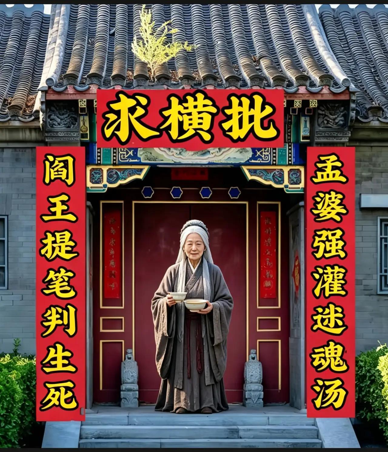山西一位老尼姑写了一副对联，挂出十年之久，至今没人能写出合适横批，友友们敢来挑战