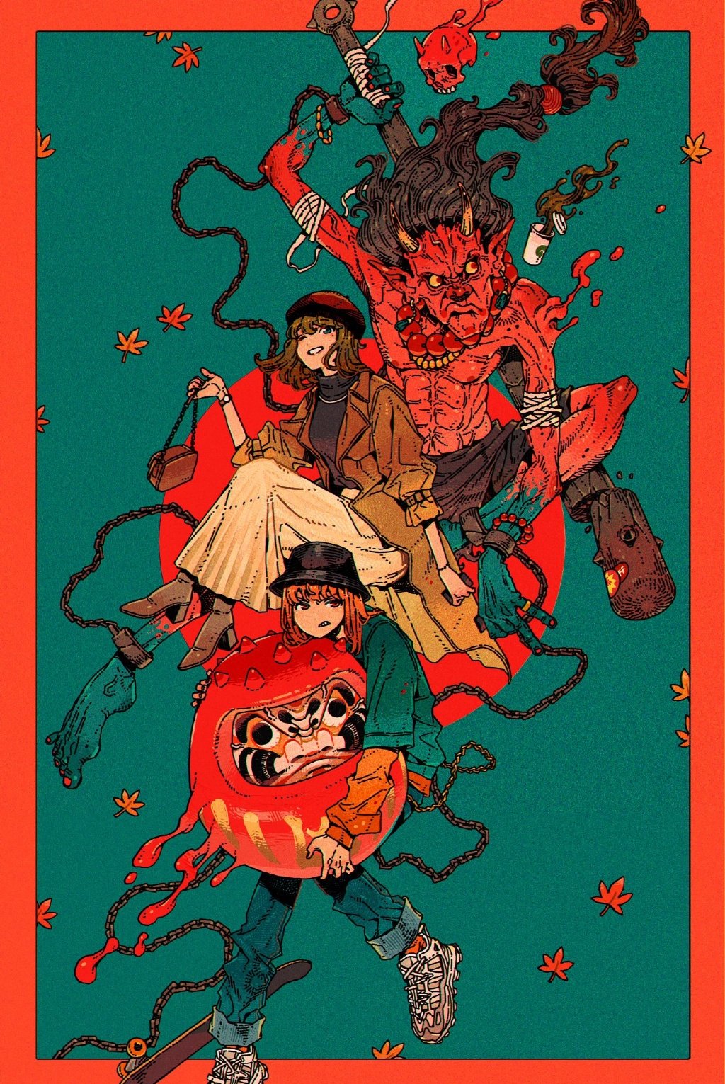 插画分享｜Kou#夏日次元盛典##热游一夏挑战##超级红人节# ​​​