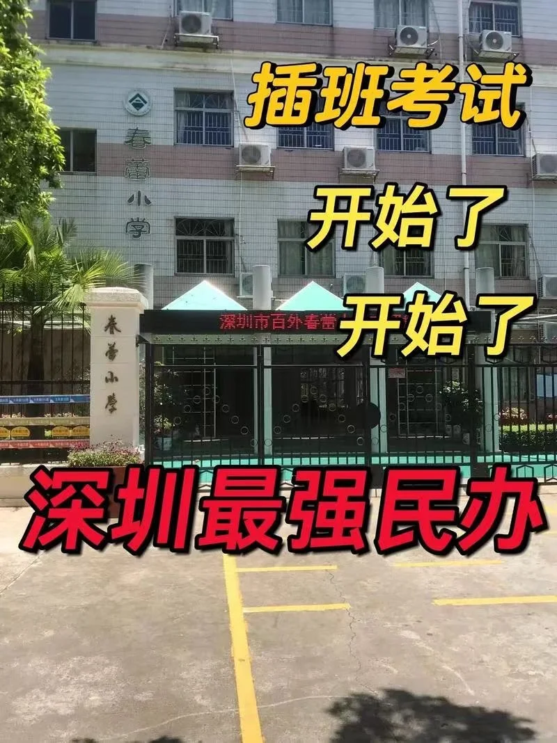 深圳市最强民办学校 百外世纪小学和春蕾小
