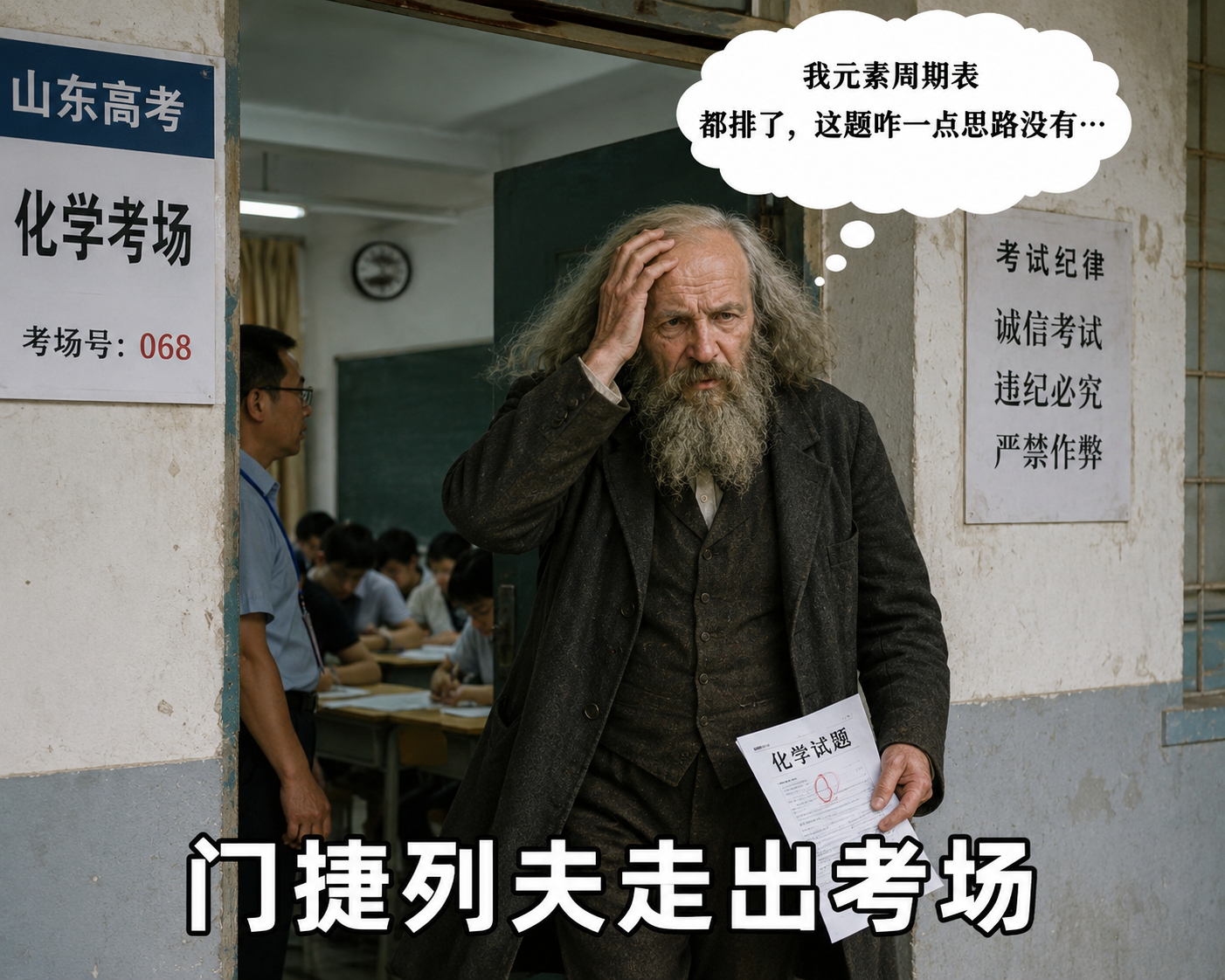 山东化学 门捷列夫来了都不会