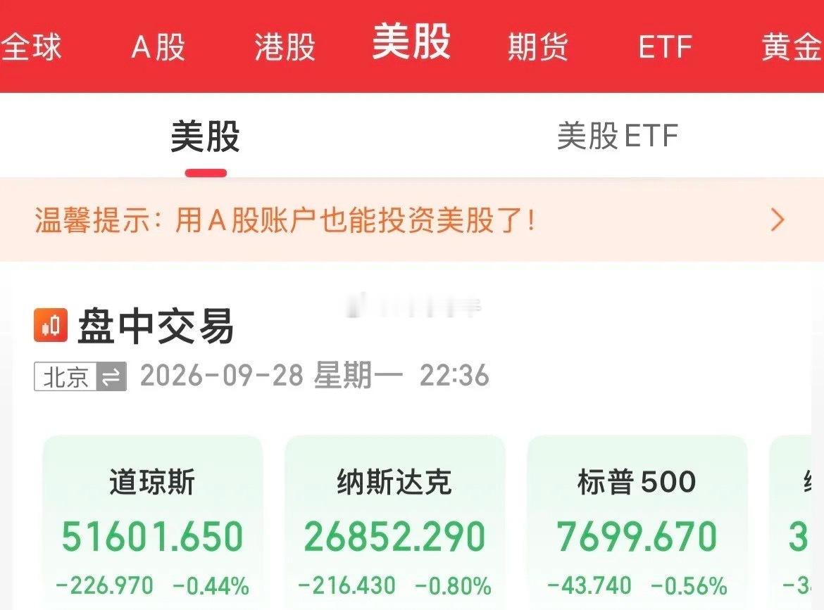 并没有想象中那么悲观！美股开盘了，指数跌幅没那么大，英伟达逆势大涨2.56%，受