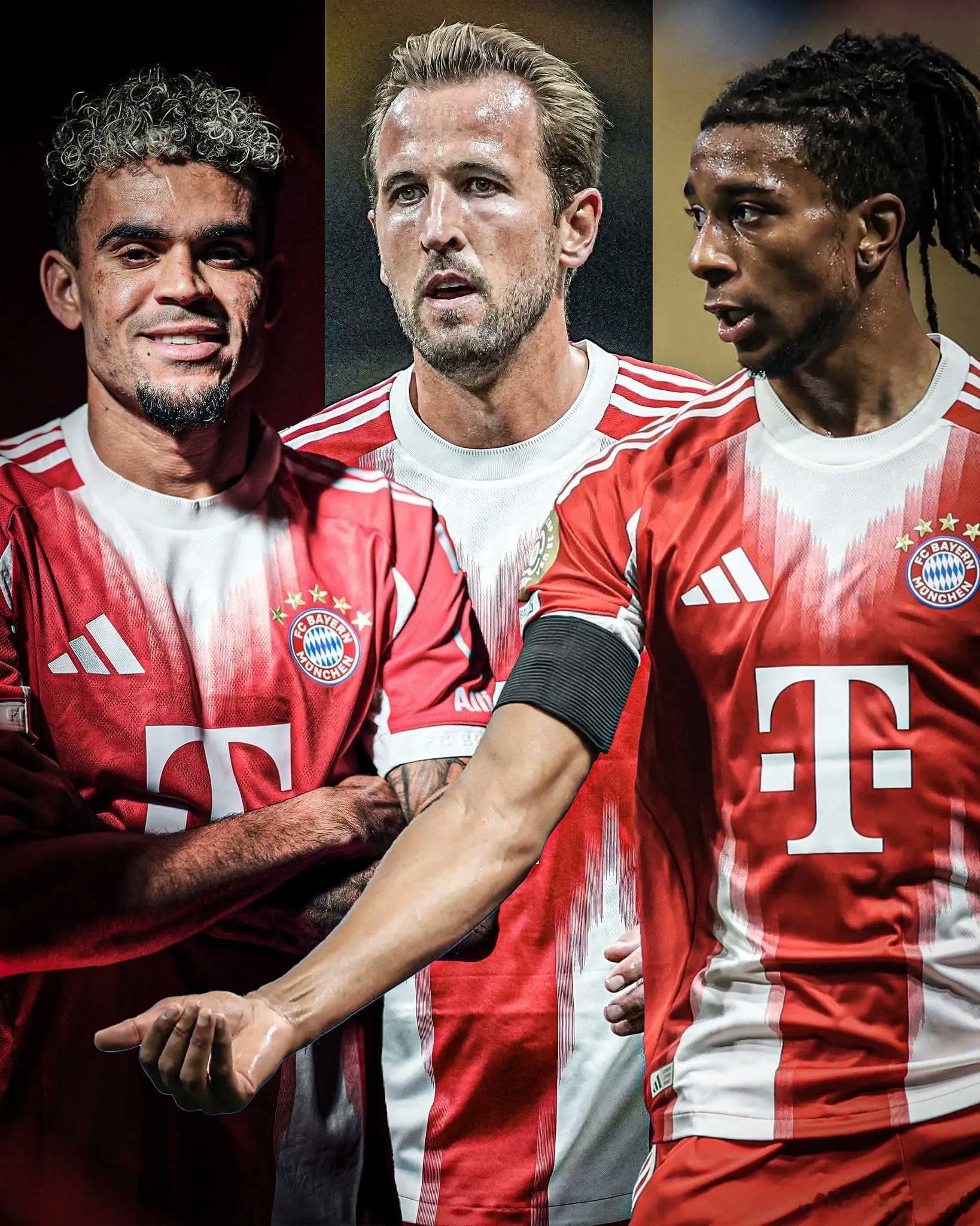 🚨🚨🚨拜仁本季各項賽事的前場三叉戟🔱➡️𝗛𝗮𝗿𝗿𝘆 𝗞𝗮?