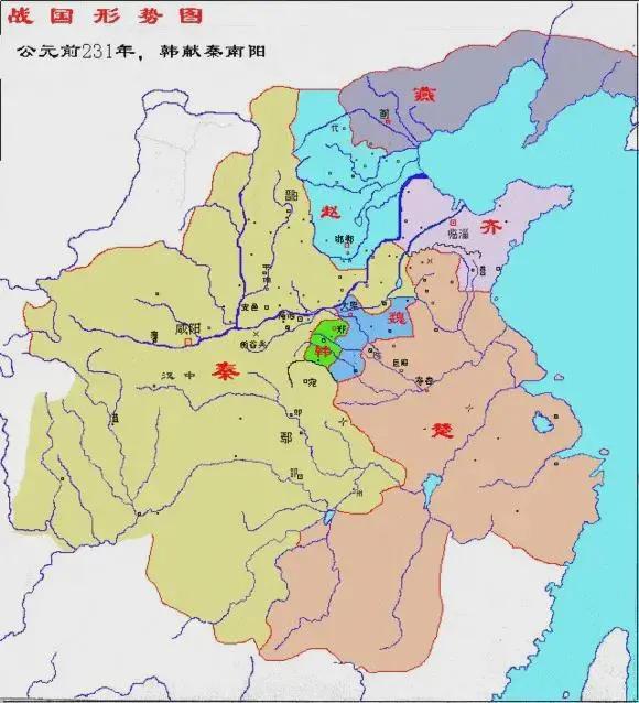 公元前230年秦王嬴政29岁的时候发起了统一六国的战争，首先选择的是进攻韩国，之