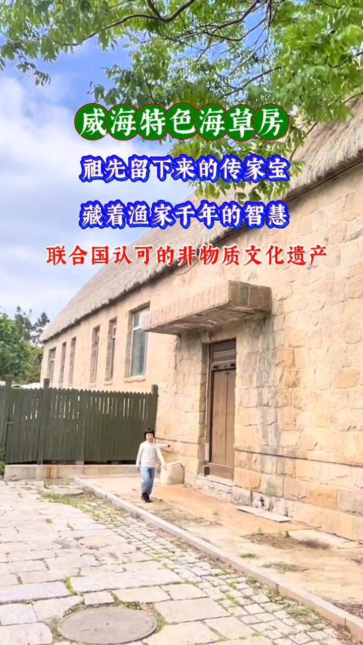 威海特色海草房，租先留下来的传家宝，藏着渔家千年的智慧，联合国认可的非物质文化遗