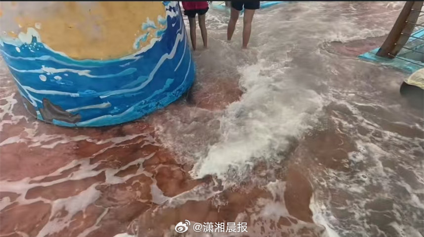 【广东#网红恋爱堤海浪汹涌小孩差点被卷走#】#网红恋爱堤险冲走游客官方已封闭#近