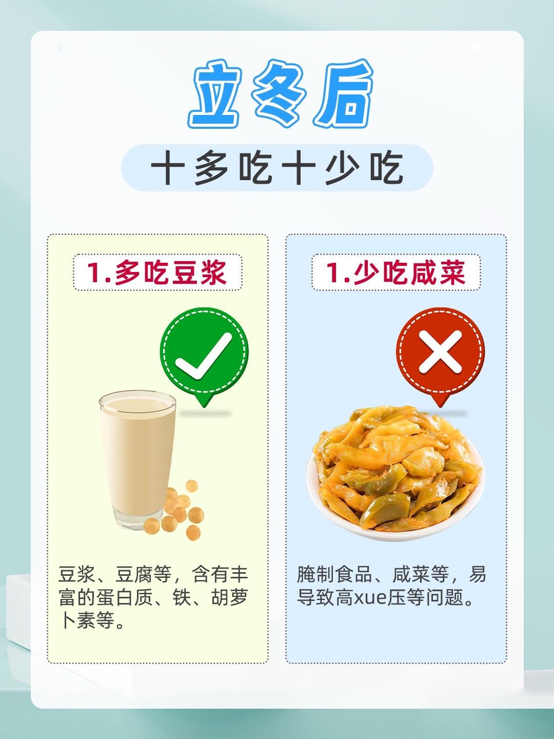 立冬后十个多吃十个少吃！