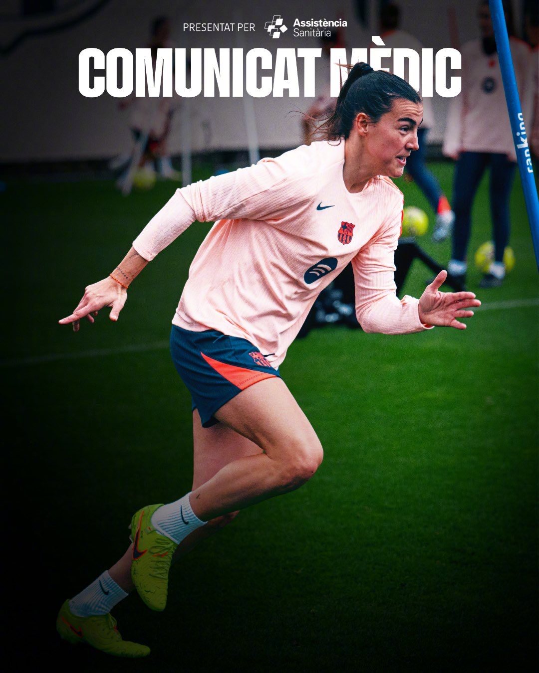 ❗️红蓝倩影 【医疗公告】✅ 巴萨女足一线队球员汉森和帕特里已获准恢复训练。巴萨