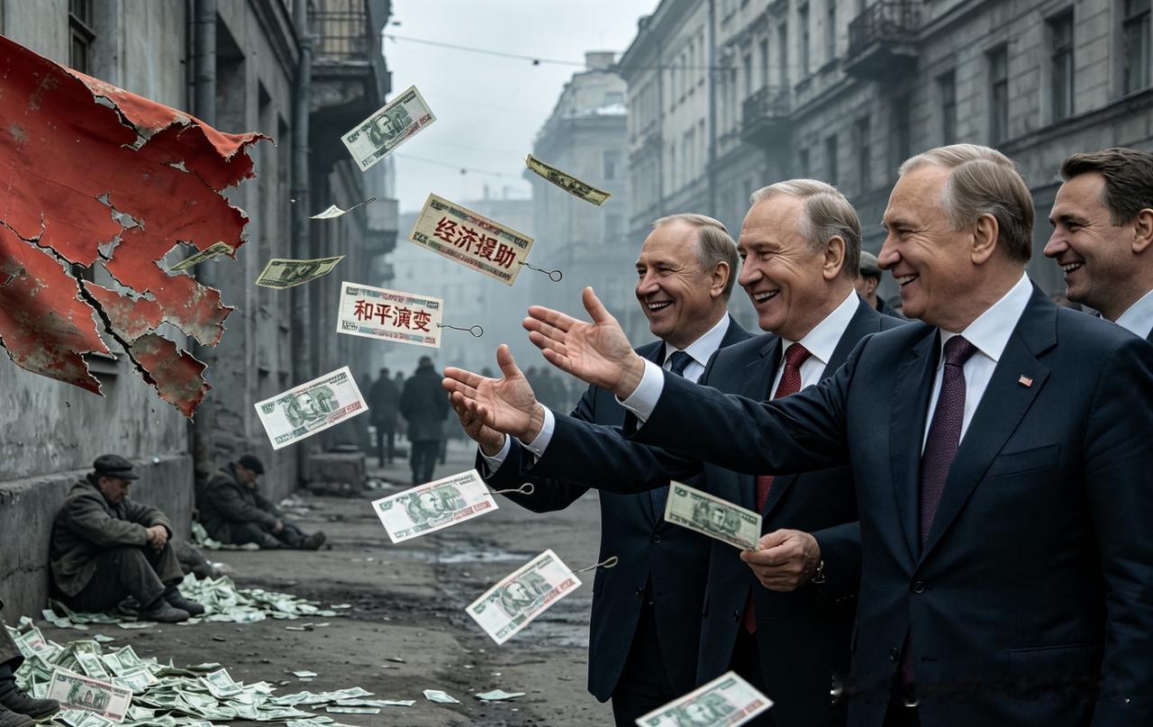 很多人被误导：苏联垮台，是因为社会主义走不通。
大错特错！
真正原因，是西方策划