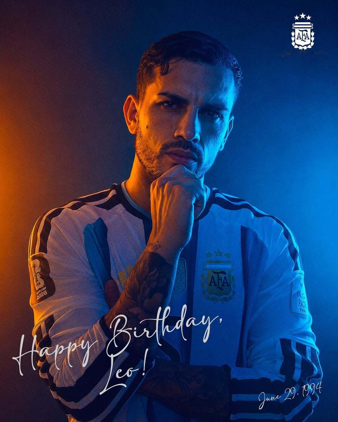 阿根廷球迷俱乐部  AFA ins｜Happy birthday, 𝑳𝒆𝒂