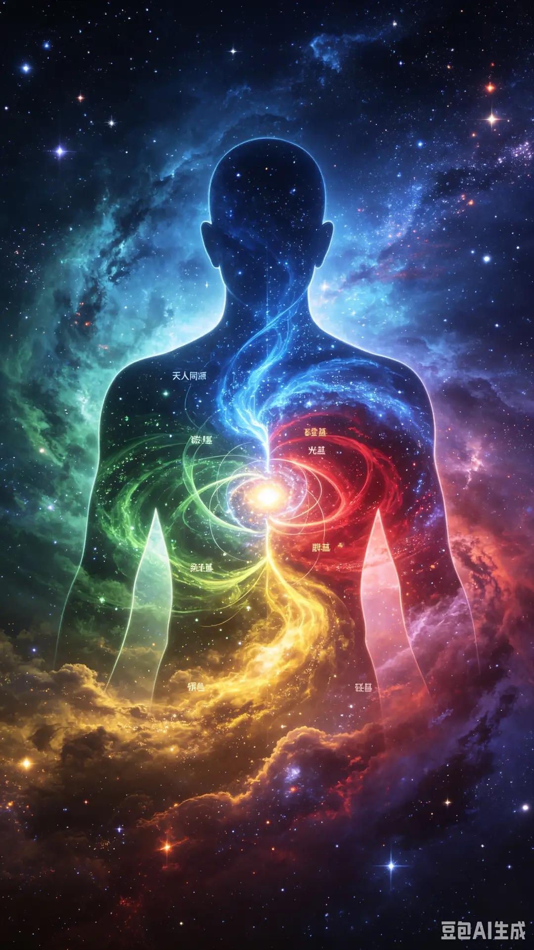 这个问题好有意思呀！人身确实像个小宇宙呢，中医讲五行相生相克，维持着身体平衡；量