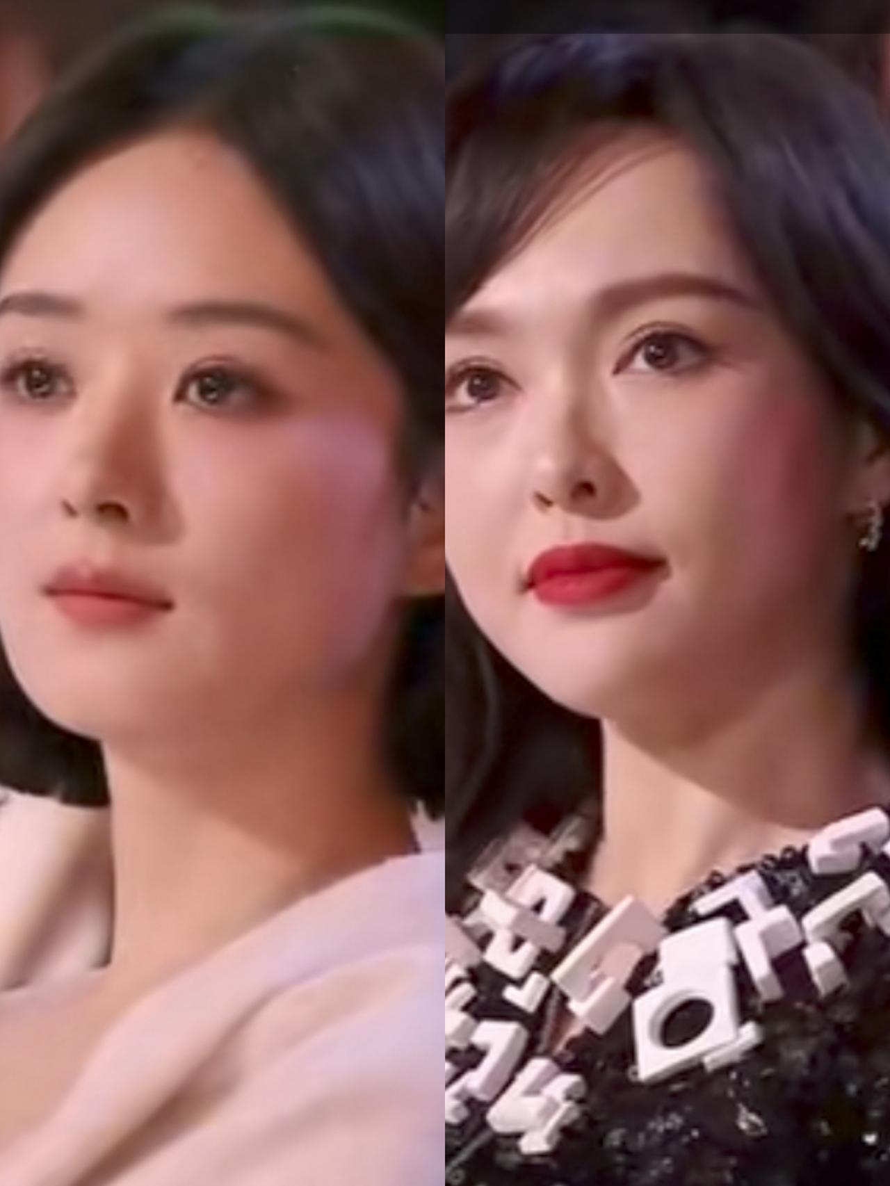 赵丽颖和唐嫣，都是属于五官精致，明艳大气的美女。把她俩摆放一起比较，谁更夺人眼球